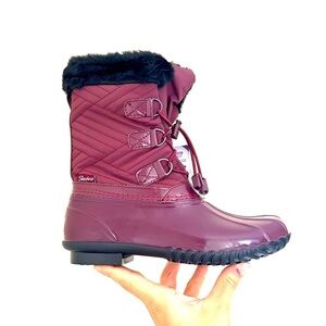 Sketchers Hampshire Manchester lace up insulated duck boots